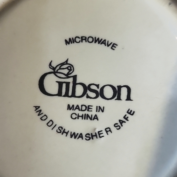 Vtg Roseland By GIBSON DESIGNS Coffee Tea Creamer Pitcher Stoneware - Picture 6 of 6